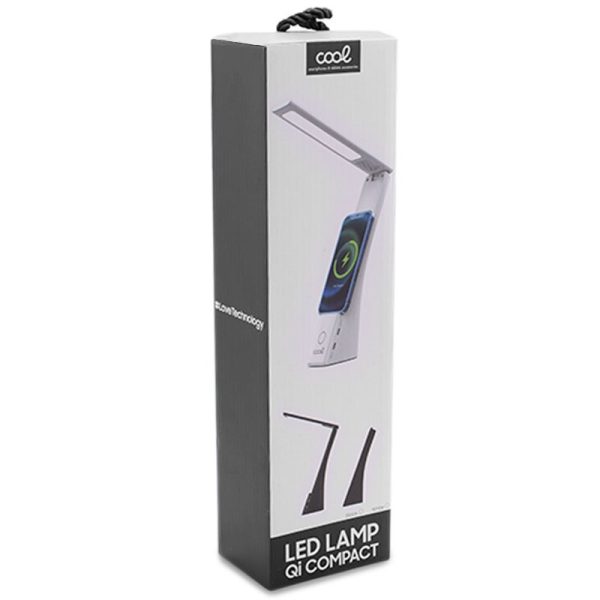 Lámpara LED con Base Qi Carga Inalámbrica COOL Compact Blanco - Image 4