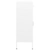 Armário de arrumação aço 80x35x101,5 cm branco - Image 3