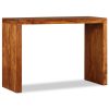 Mesa consola madeira maciça c/ acabamento a mel 110x40x76 cm