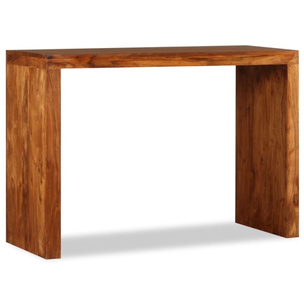 Mesa consola madeira maciça c/ acabamento a mel 110x40x76 cm