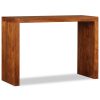 Mesa consola madeira maciça c/ acabamento a mel 110x40x76 cm - Image 2