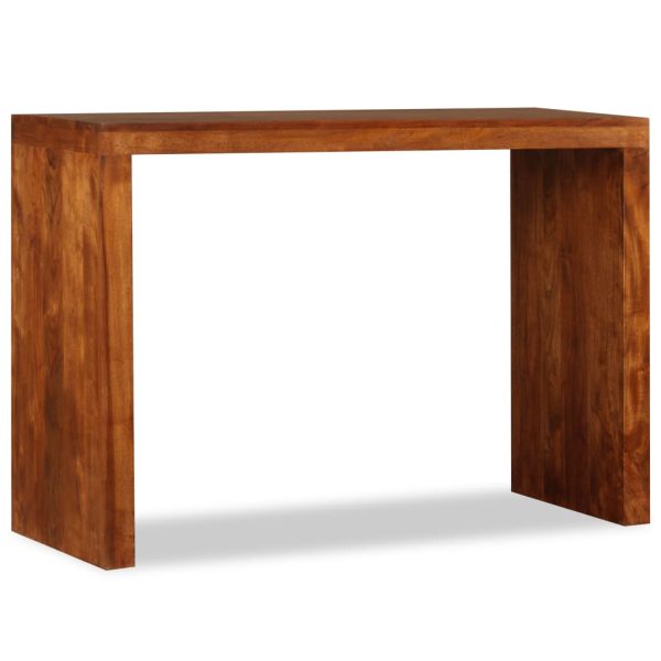 Mesa consola madeira maciça c/ acabamento a mel 110x40x76 cm - Image 3