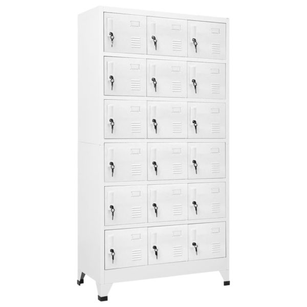 Cacifo com 18 compartimentos metal 90x40x180 cm