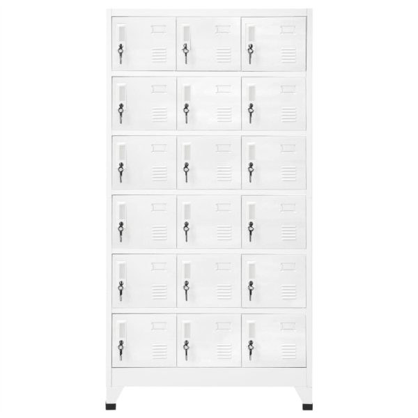 Cacifo com 18 compartimentos metal 90x40x180 cm - Image 2