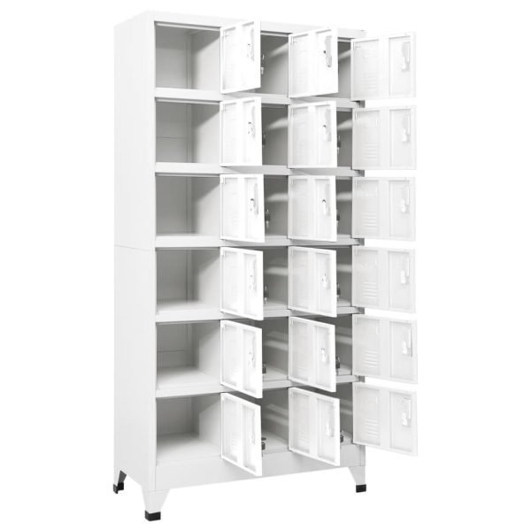 Cacifo com 18 compartimentos metal 90x40x180 cm - Image 3