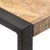 Mesa de jantar 60x60x75 cm madeira de mangueira áspera maciça - Image 3