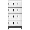 Cacifo aço 90x45x180 cm antracite e branco - Image 2