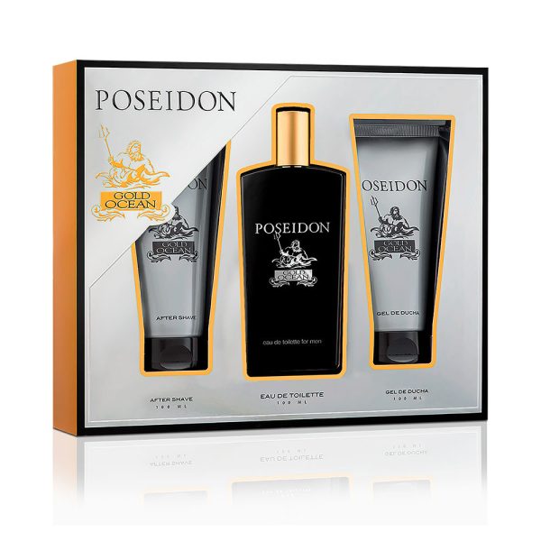 POSEIDON GOLD OCEAN PARA HOMENS LOTE 3 unidades