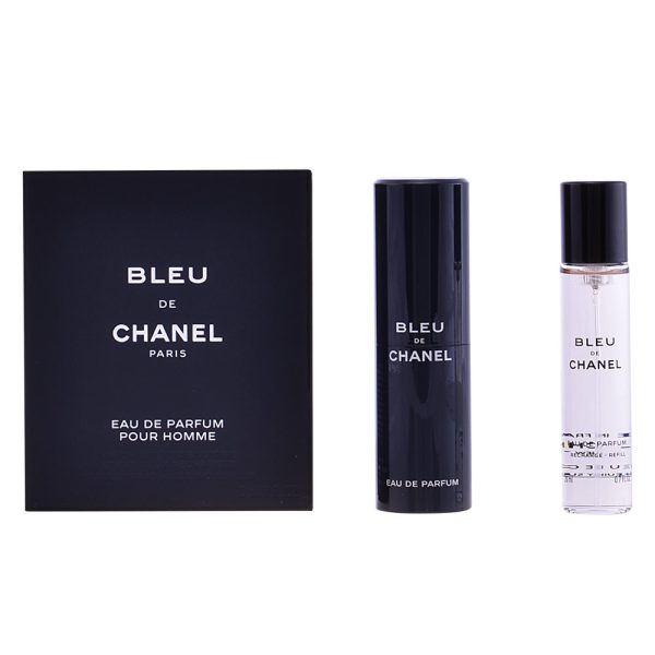 BLEU eau de parfum spray recarregável portátil 3 x 20 ml