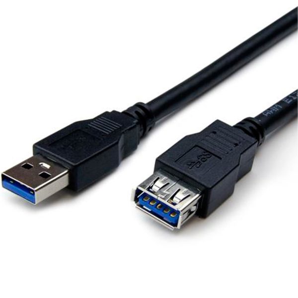 Cable usb 3.0 equip a usb - a macho - hembra 2m