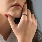 Anel ANJEWELS Never Ending Story Black