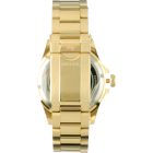 Relógio masculino JAGUAR Executive Diver J864/3 com esfera preta, detalhes dourados e bracelete em aço inoxidável