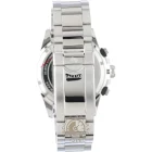 Relógio masculino JAGUAR Executive Diver J861/8 com esfera azul, caixa prateada e bracelete em aço inoxidável