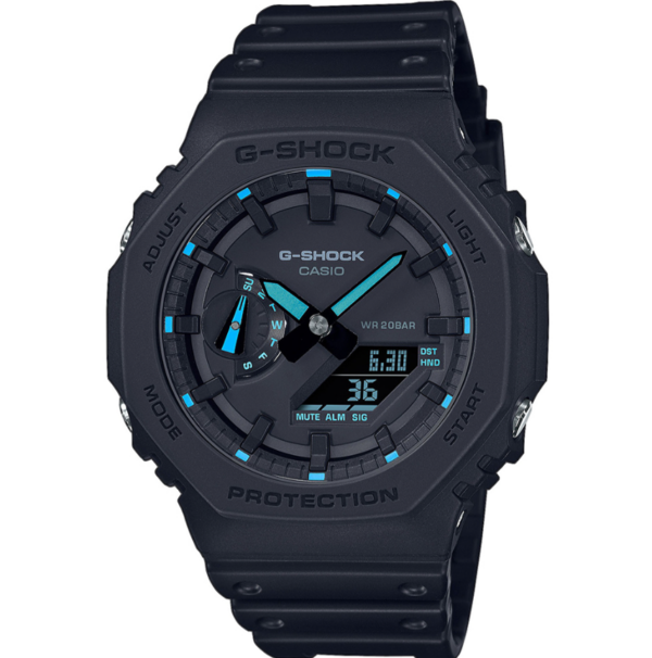 Relógio G-Shock Classic Style GA-2100-1A2ER Neon Accent