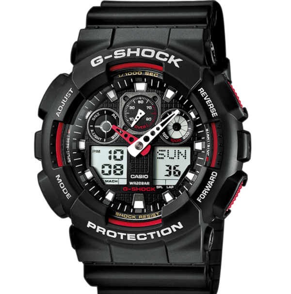 Relógio CASIO G-Shock Classic GA-100-1A4ER Ana-Digi