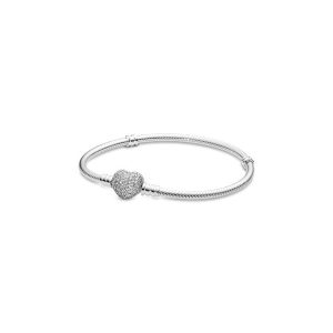 Pulseira PANDORA Snake Coração 18 cm