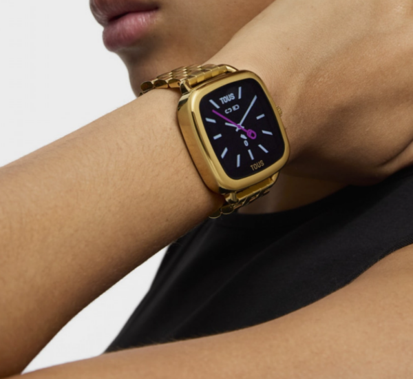 TOUS 3000135400 SMARTWATCH COM PULSEIRA DE AÇO IPG GOLDEN D-CONNECT