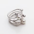 Anel MAJORICA Planet Prata 925