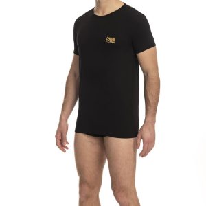 Cavalli Class Camiseta QXO03D_CLL1MTS03SI_BLACK