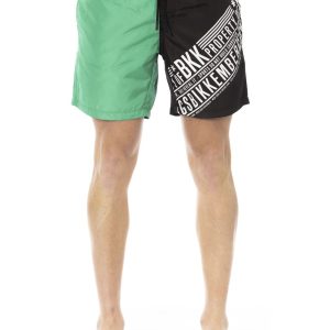 Bikkembergs Beachwear Roupa de banho BKK1MBM09_GREEN&BLACK