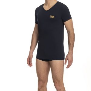 Cavalli Class Camiseta QXO03E_CLL1MTS04SI_NAVY