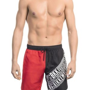 Bikkembergs Beachwear Roupa de banho BKK1MBM09_RED&BLACK