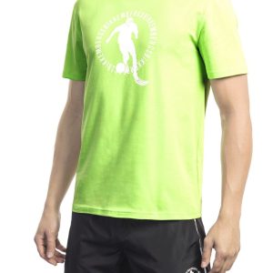 Bikkembergs Camiseta BKK1MTS02_GREENFLUO_D