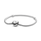 Pulseira PANDORA Heart Clasp - 19CM
