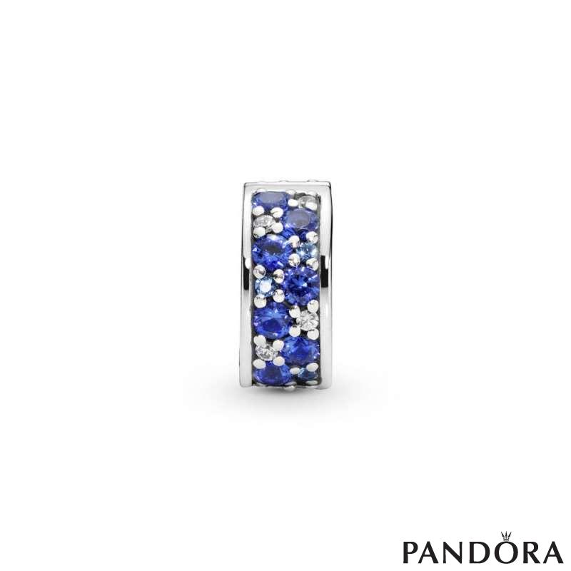 Conta PANDORA Blue Pavé