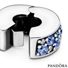 Conta PANDORA Blue Pavé