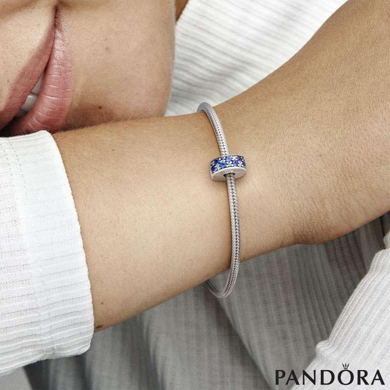 Conta PANDORA Blue Pavé