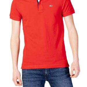 Tommy Hilfiger Jeans Polo Homem - vermelho