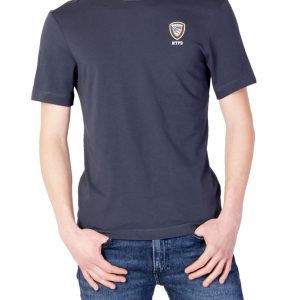 Blauer T-Shirt Homem - 348830