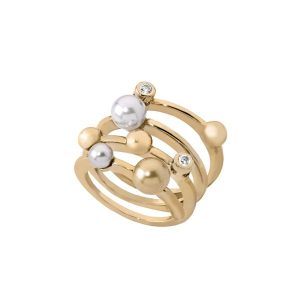 ANEL MAJORICA PLANET COLLECTION GOLD AND PEARL PRATA 925