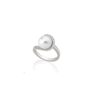 ANEL MAJORICA PEROLA  PRATA 925