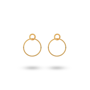 PAR DE BRINCOS 24KAE, PRATA 925