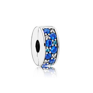 Conta PANDORA Blue Pavé