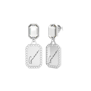 PAR DE BRINCOS GUESS, AÇO