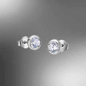 PAR DE BRINCOS LOTUS SILVER, PRATA 925