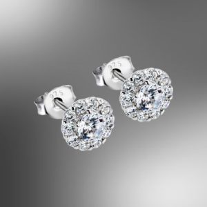 PAR DE BRINCOS LOTUS SILVER, PRATA 925