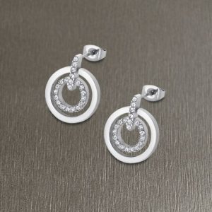 PAR DE BRINCOS LOTUS, AÇO