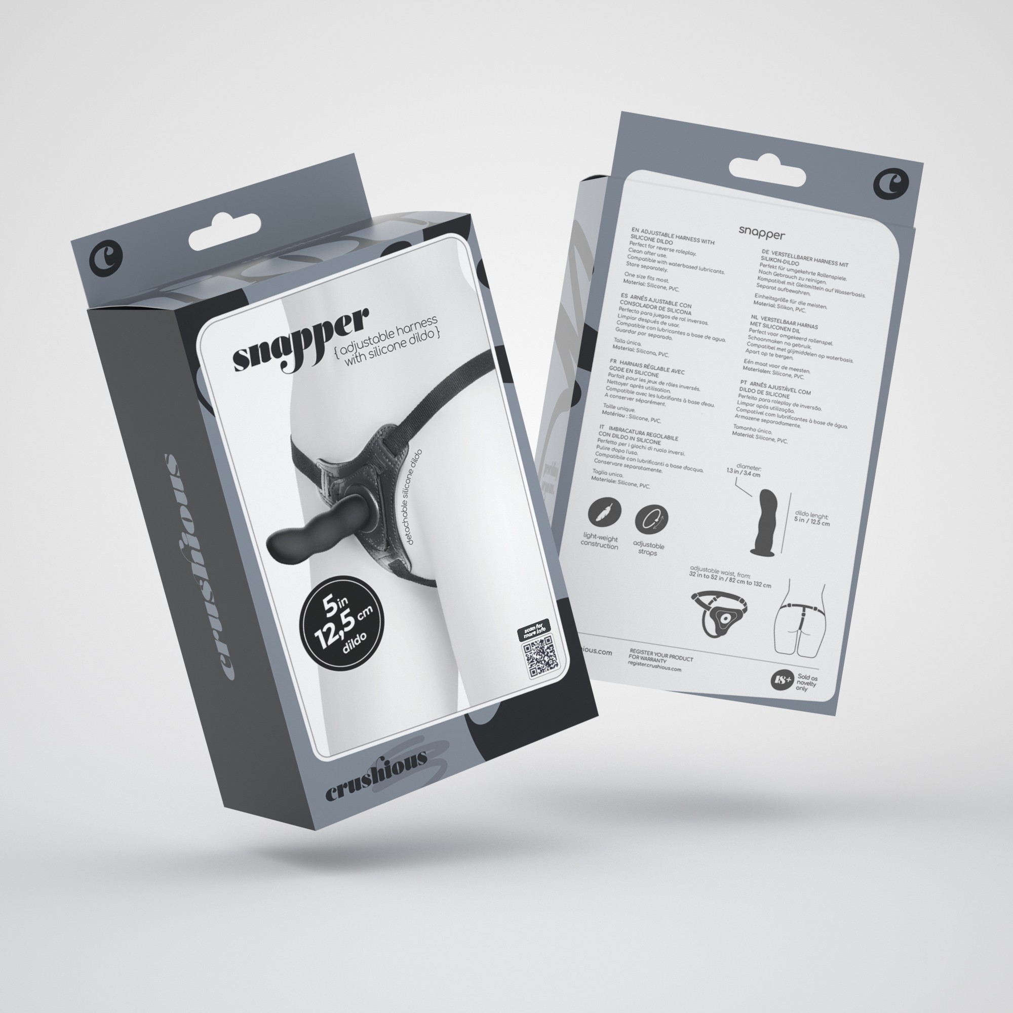 ARNÊS SNAPPER PRETO CRUSHIOUS - Image 7