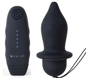 B SWISH - BFILLED CLASSIC VIBRATING PLUG PRETO