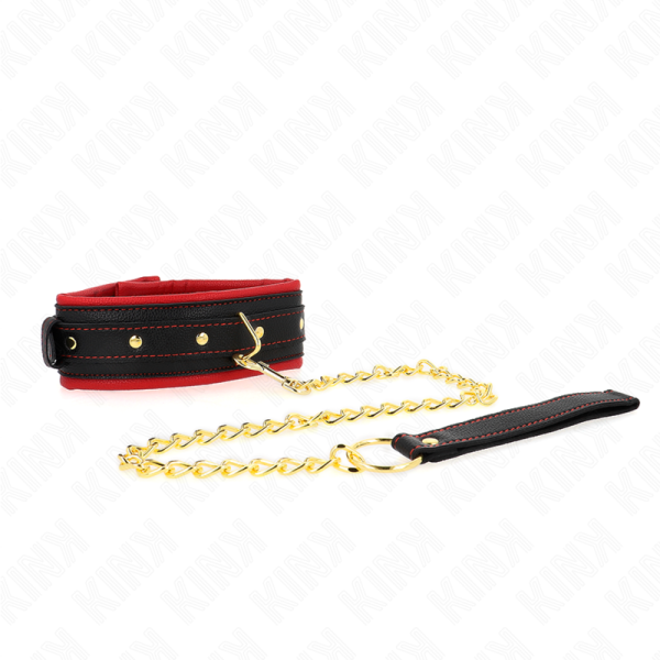 KINK - COLAR COM TRELA DE TECIDO LISO AJUSTÃVEL 33-48 CM X 5,7 CM - Image 2