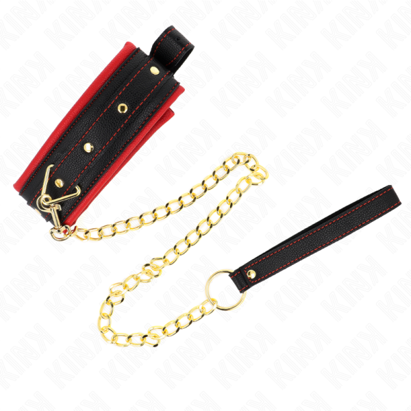 KINK - COLAR COM TRELA DE TECIDO LISO AJUSTÃVEL 33-48 CM X 5,7 CM - Image 3