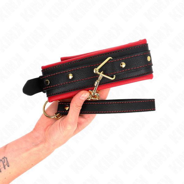 KINK - COLAR COM TRELA DE TECIDO LISO AJUSTÃVEL 33-48 CM X 5,7 CM - Image 4