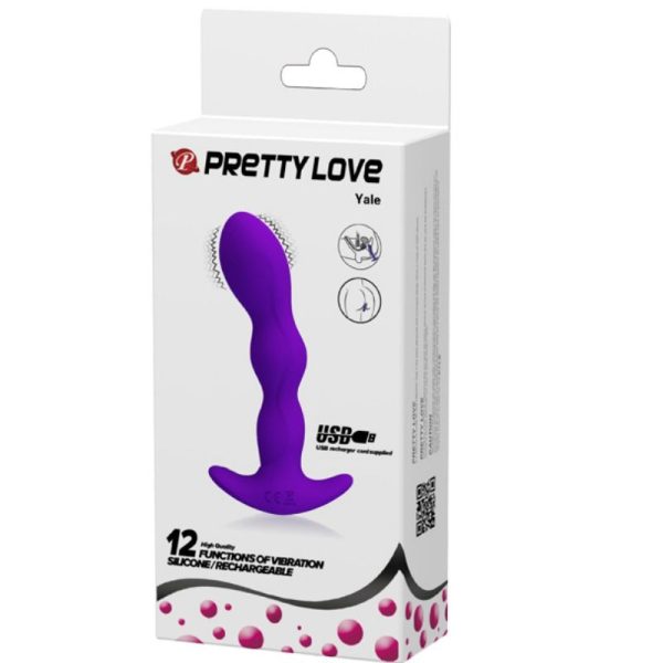 PRETTY LOVE MASAJEADOR ANAL 12 MODOS VIBRACION LILA - Image 3