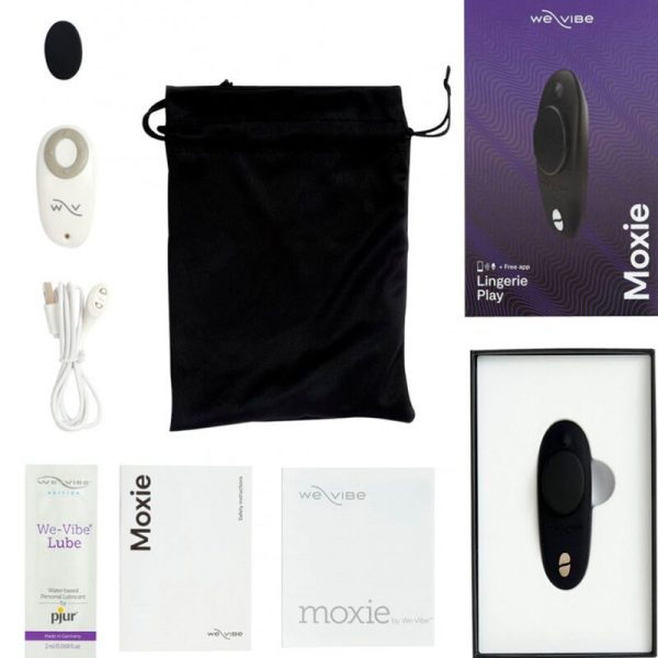 WE-VIBE - MOXIE + CLITORAL VIBRATOR SATIN BLACK - Image 4