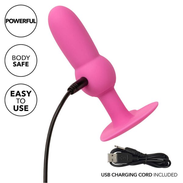 CALEXOTICS - FIRST TIME PLUG ANAL SONDA DE CONTAS 10 VIBRAÃÃES ROSA - Image 8