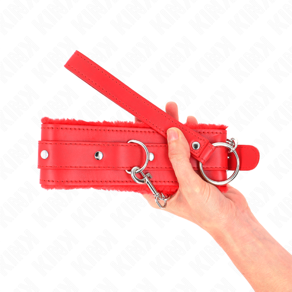 KINK - COLAR COM TRELA 65 CM COM RESTRIÃÃES VERMELHO 36-42 CM X 5,5 CM - Image 4